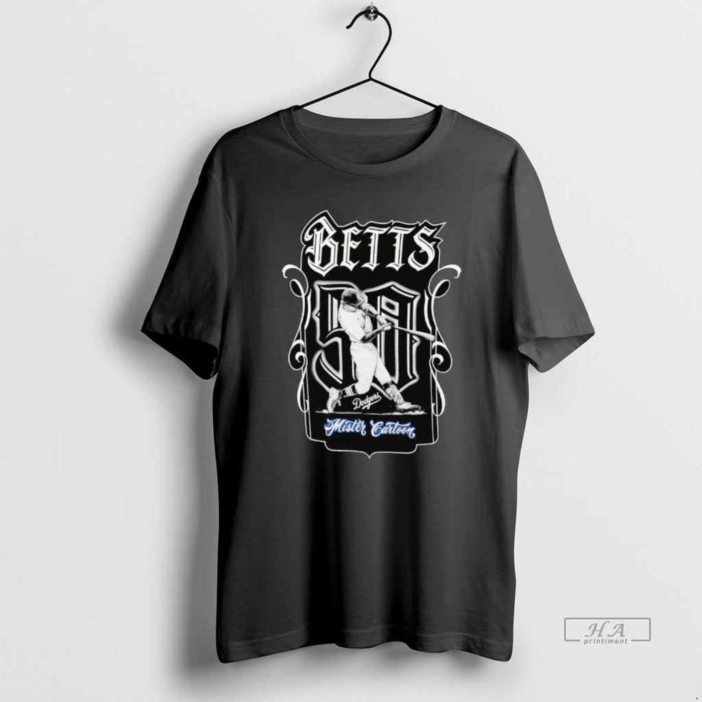Official Mookie Betts Mister Cartoon La Dodgers