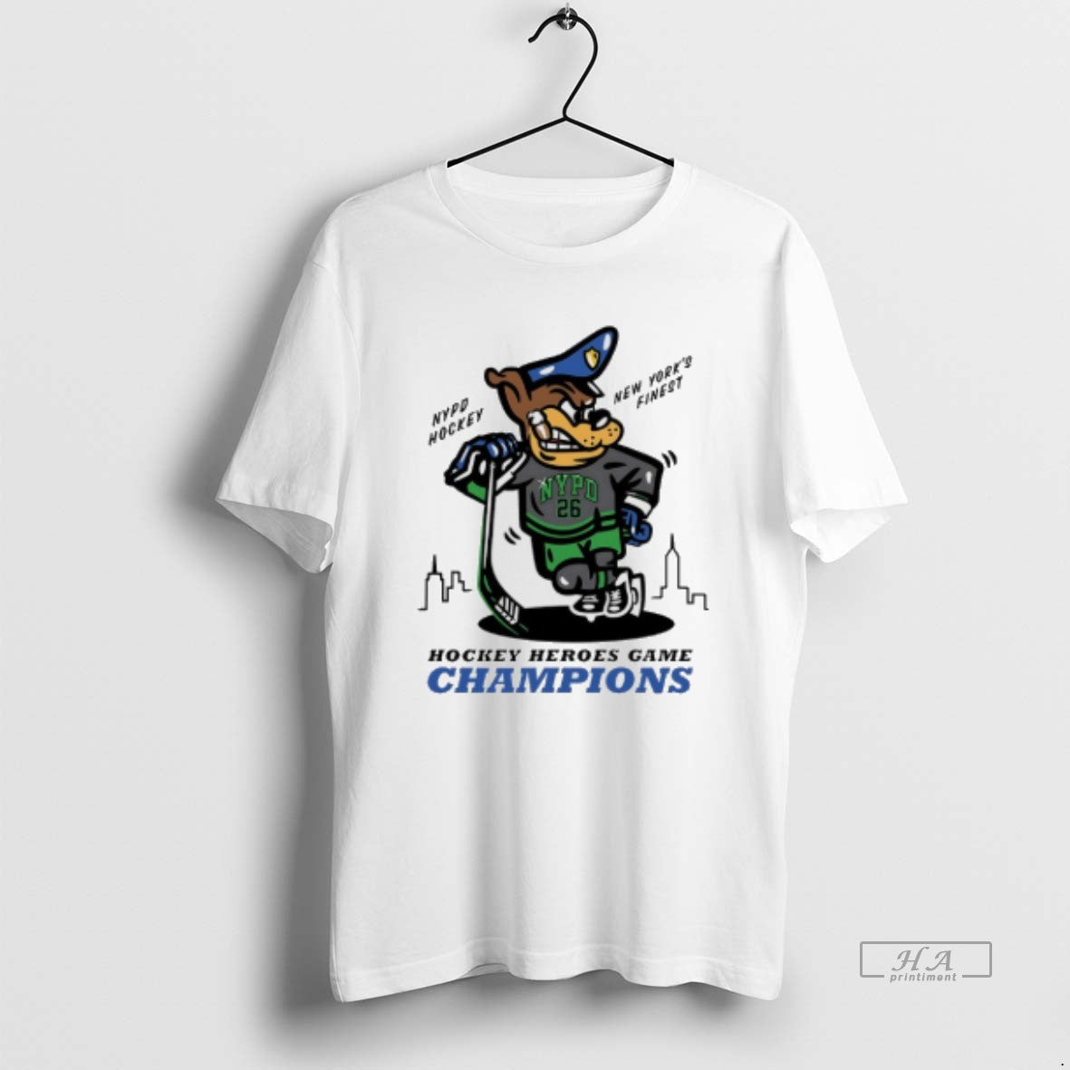 Official Nypd Hockey New York Finest 2026 Heroes Game Champions