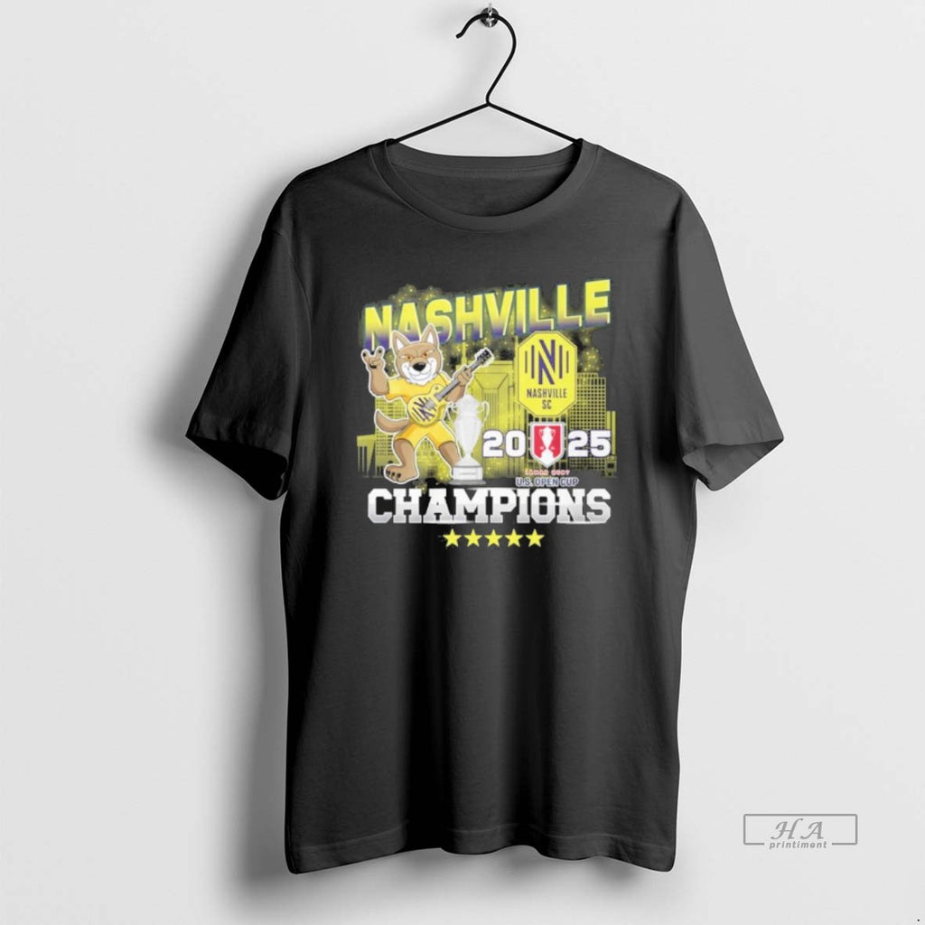 Official Nashville Sc Mascot 2025 Us Open Cup Champions