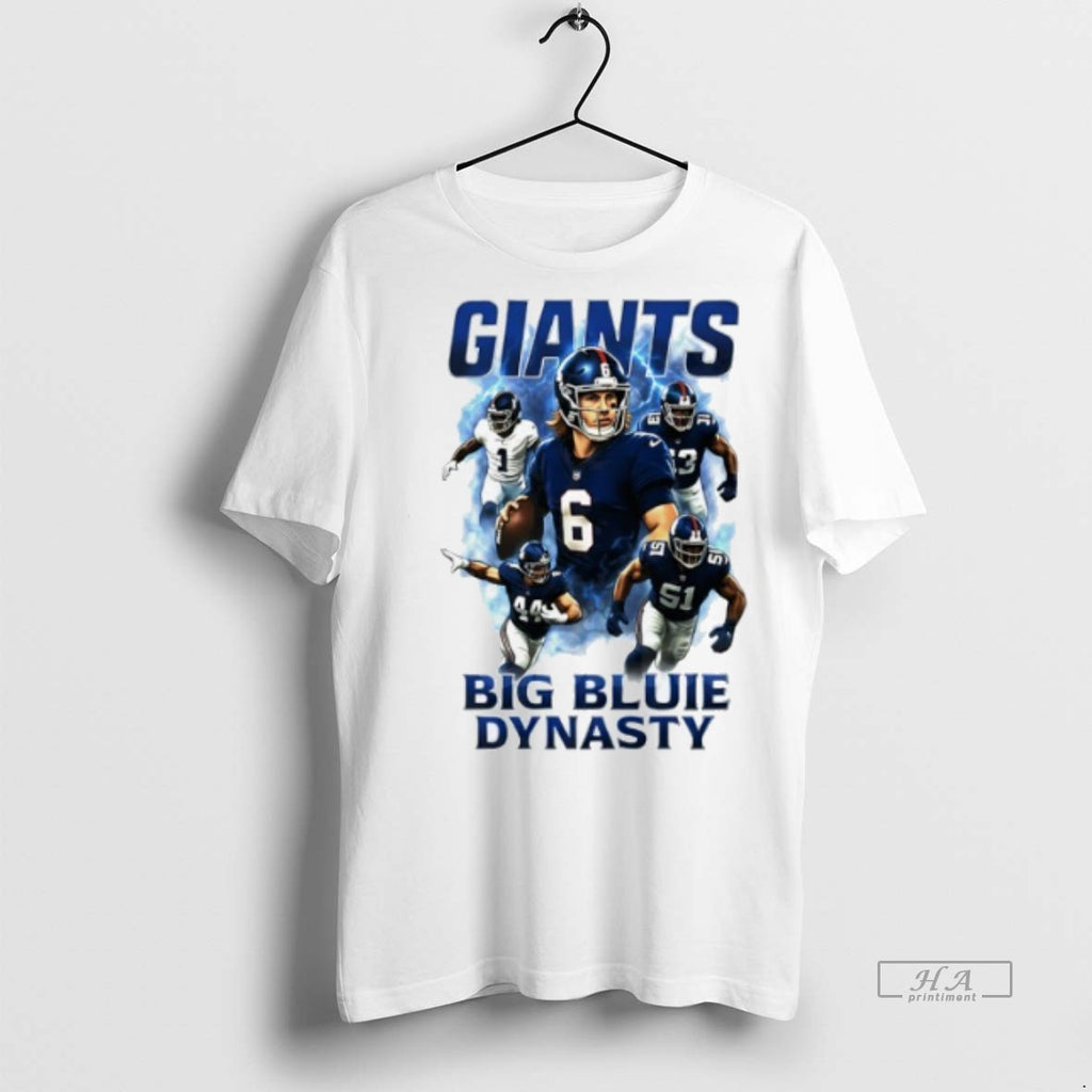 Official New York Giants Dart Nabers Hyatt Skattebo Carter Big Bluie Dynasty Shirt