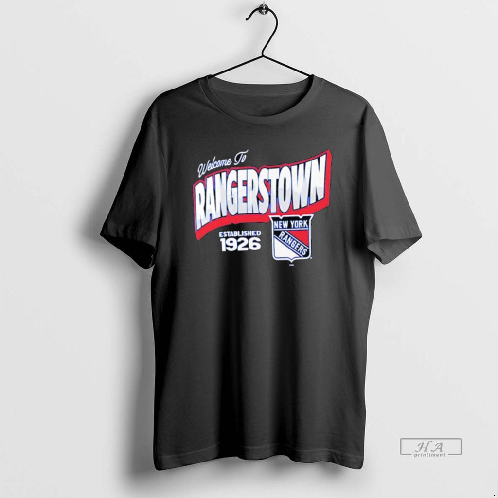 Official New York Rangers Welcome To Rangerstown Established 1926 Logo