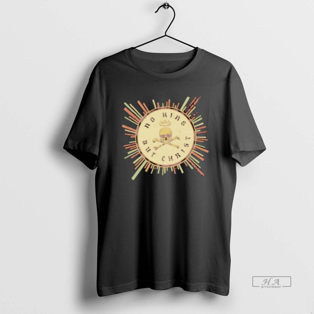 Official No King But Christ Retro Seal
