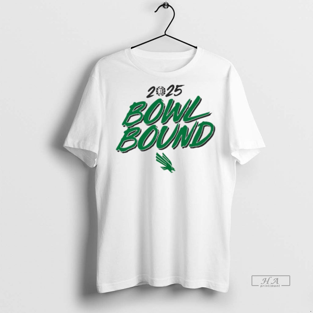 Official North Texas Mean Green Football Ncaa 2025 Bowl Bound Season Shirt