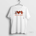 Official Peace Love Giants San Francisco Baseball Hand Heart Graphics