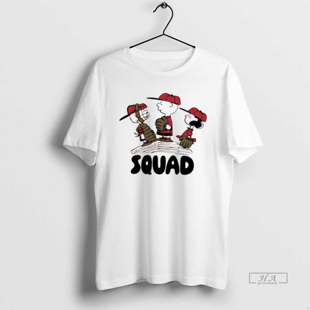 Official Peanuts Characters Baseball Squad