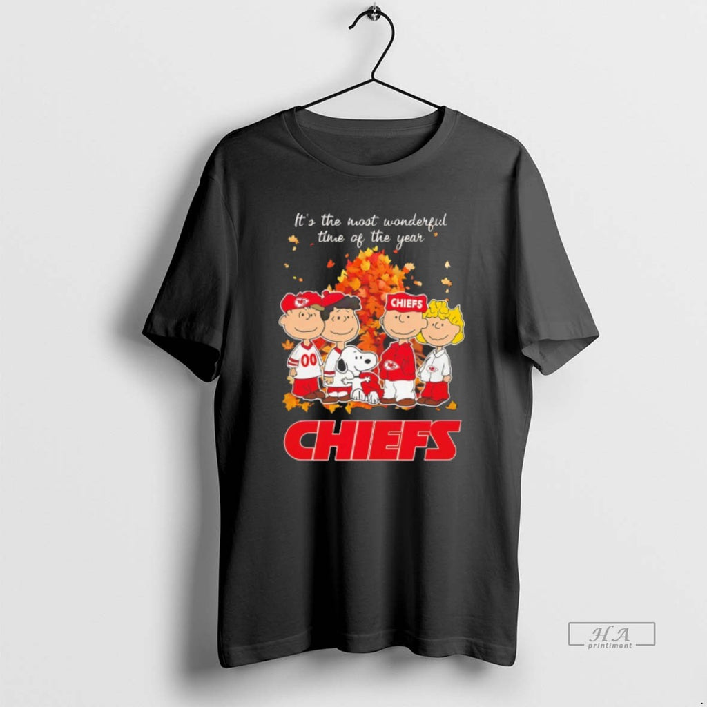 Official Peanuts Its The Most Wonderful Time Of The Year Kansas City Chiefs