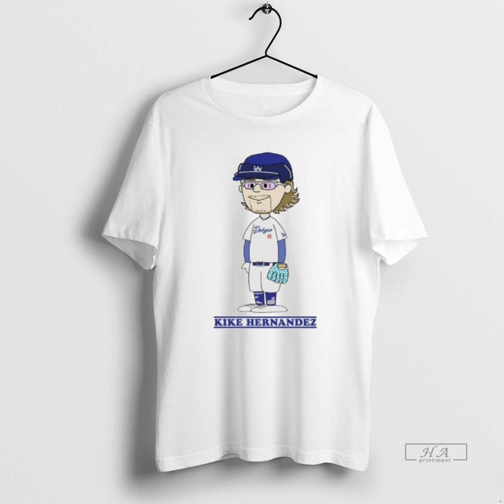 Official Peanuts X Kike Hernandez Los Angeles Dodgers Baseball