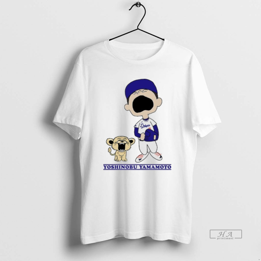 Official Peanuts X Yoshinobu Yamamoto Los Angeles Dodgers