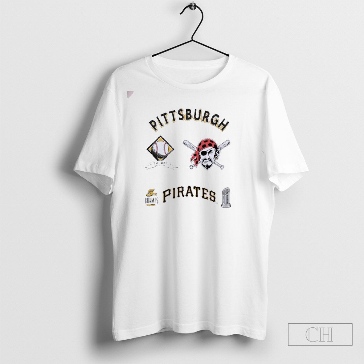 Official Pittsburgh Pirates Defined 5x Champions T Shirt Sweater
