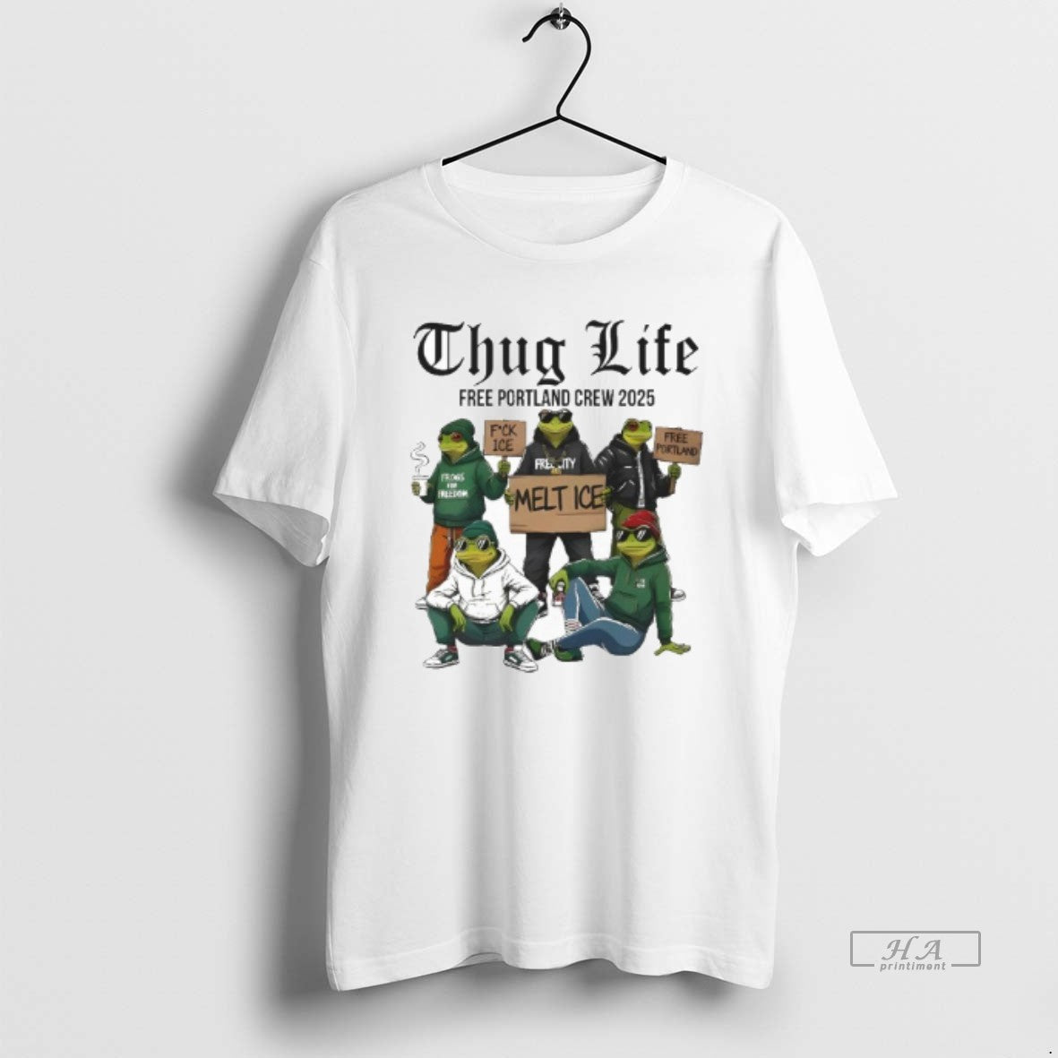 Official Portland Frog Thug Life