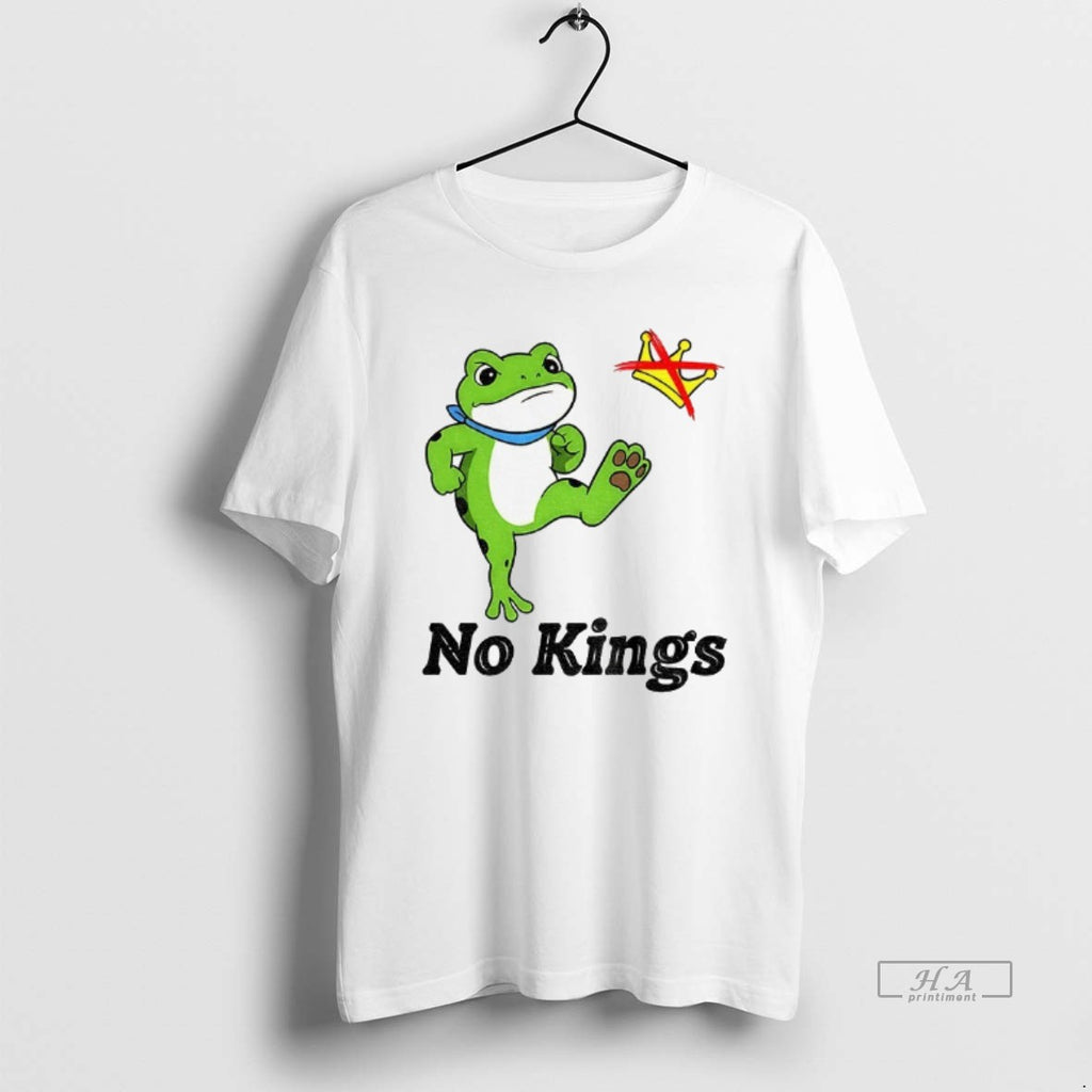 Official Portland Frog Kicks Crown No Kings Anti Trump Political