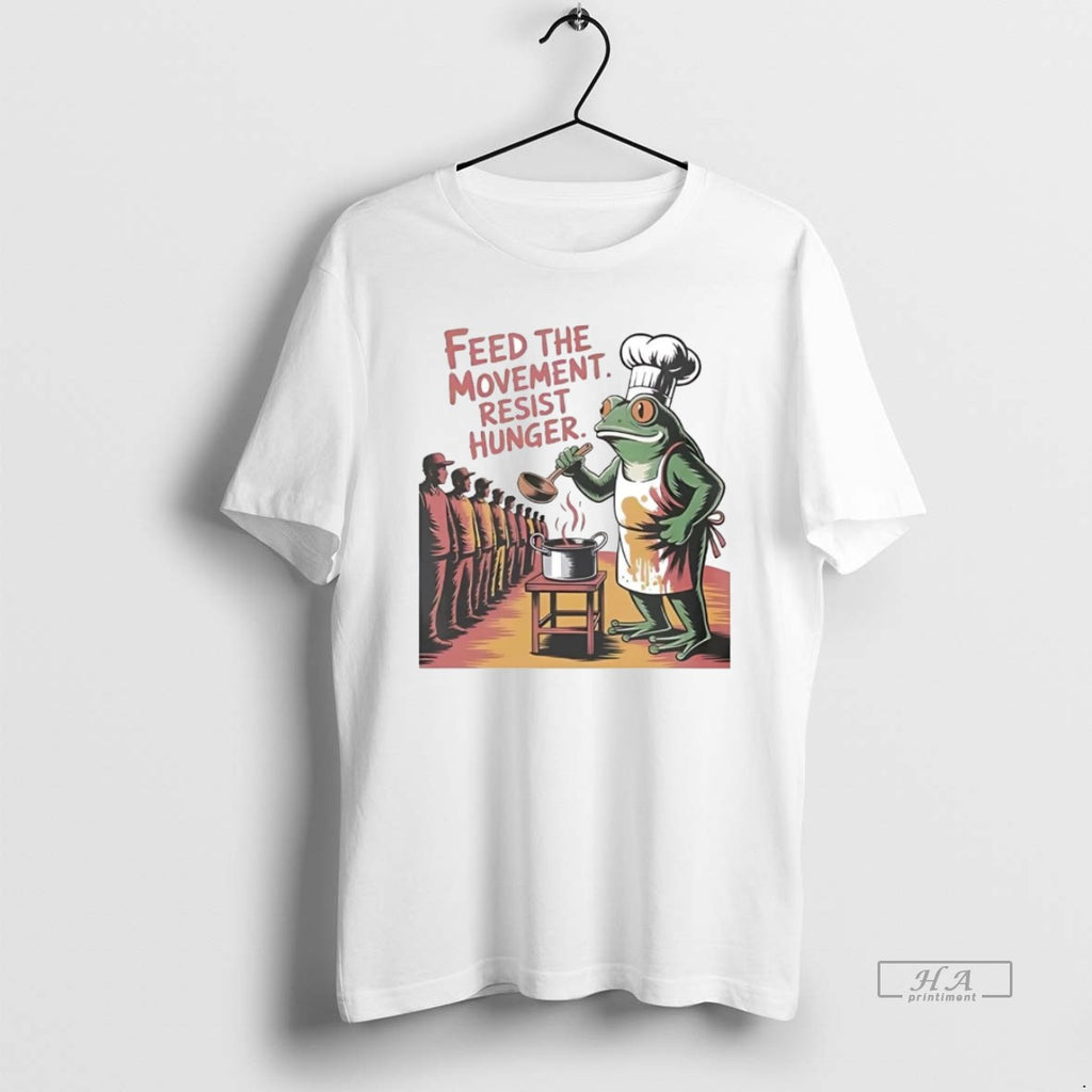 Official Portland Frog Feed The Movement Resist Hunger