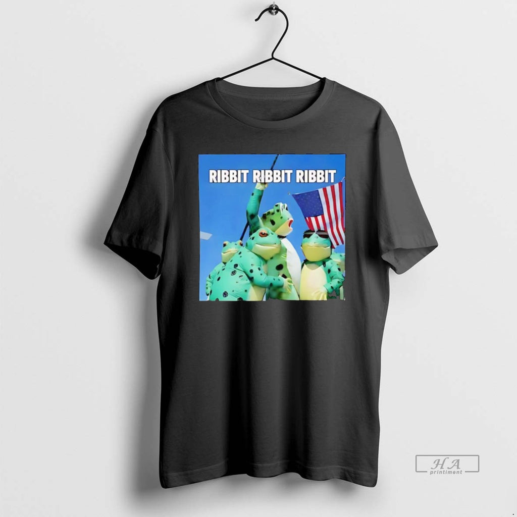 Official Portland Frog Ribbit Protest Trump Assassination Parody