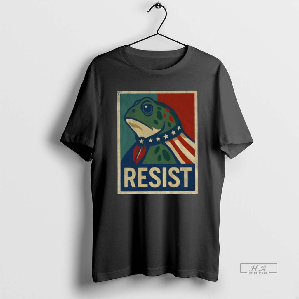 Official Portland Resist Frog Anti Trump Hope