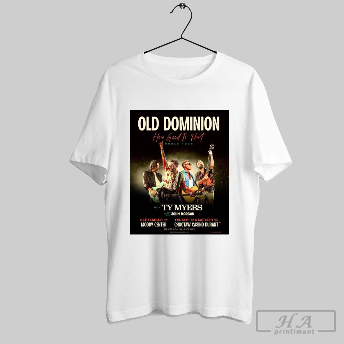 Official Poster Old Dominion How Good Is That World Tour With Ty Myers And Special