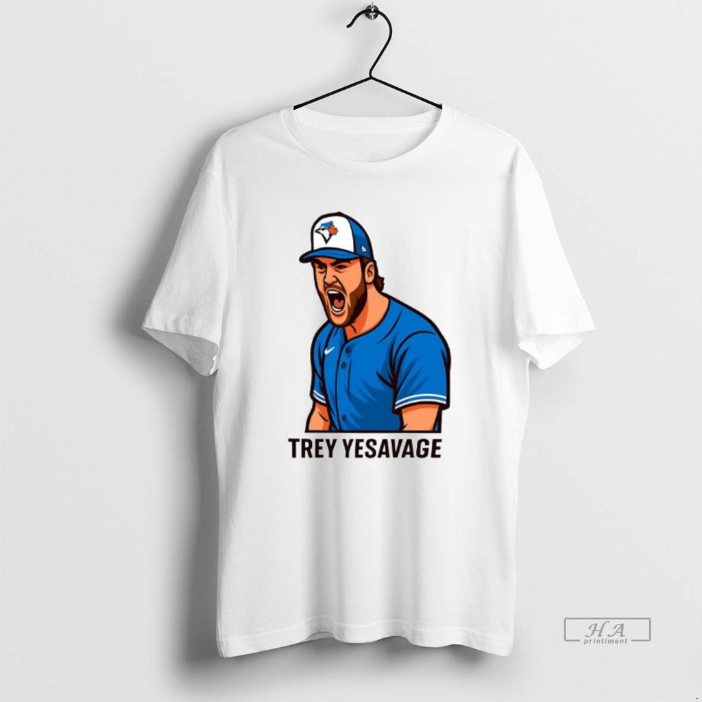 Official Premium Toronto Blue Jays Trey Yesavage Scream Art