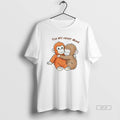 Official Punch Monkey You Are Never Alone Mens White Tee