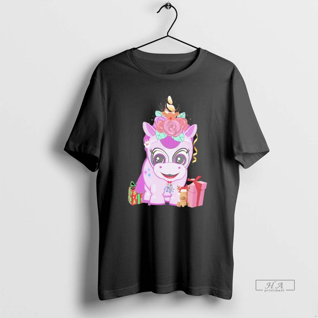 Official Purple Unicorn Christmas Gifts Reindeer Bow Holiday