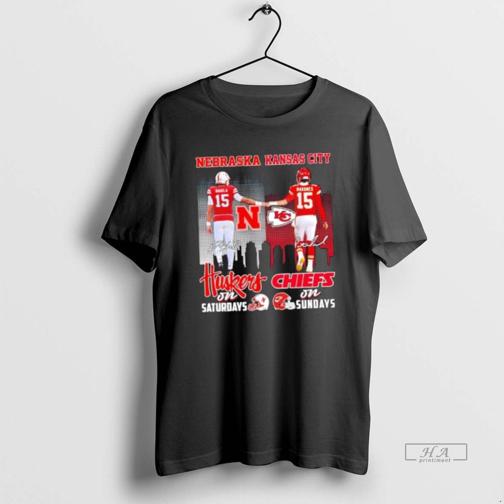 Official Raiola Nebraska Huskers On Saturdays X Mahomes Kansas City Chiefs On Sundays Skyline