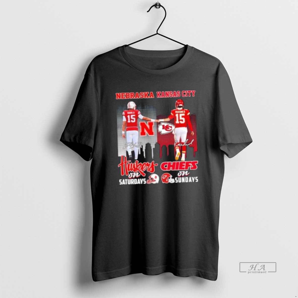 Official Raiola Nebraska Huskers On Saturdays X Mahomes Kansas City Chiefs On Sundays Skyline