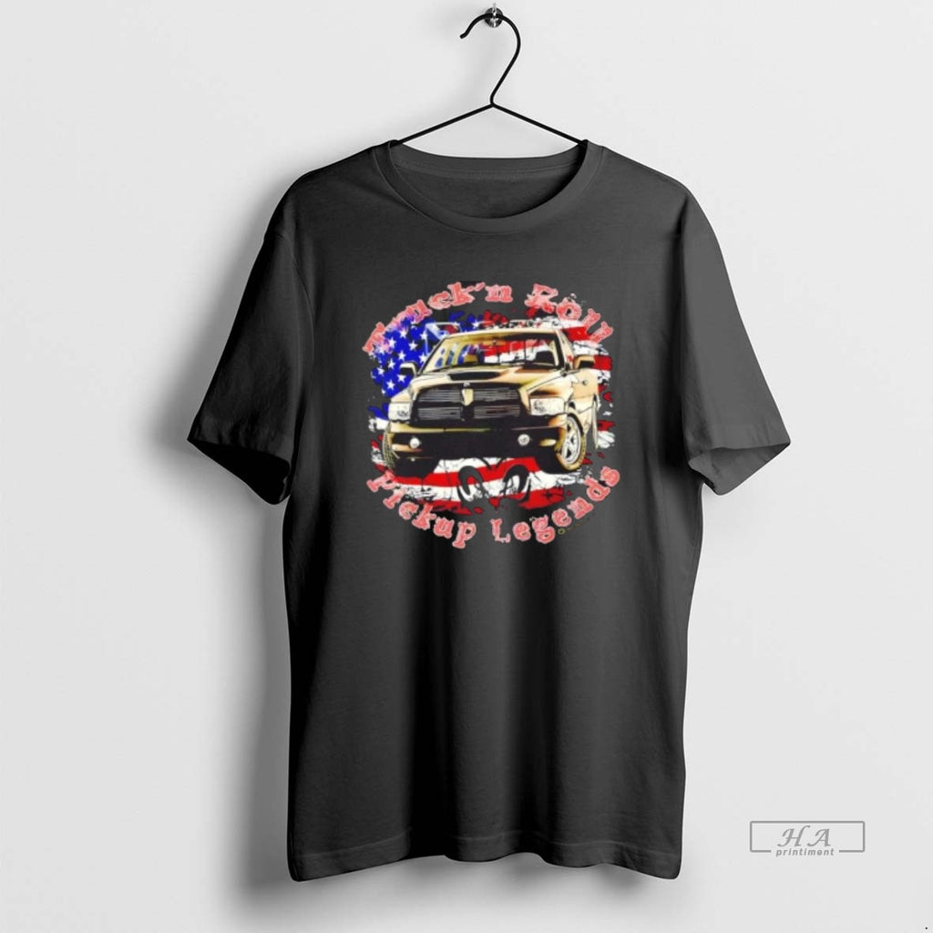 Official Ram Car Truck N Roll Pickup Legends Us Flag
