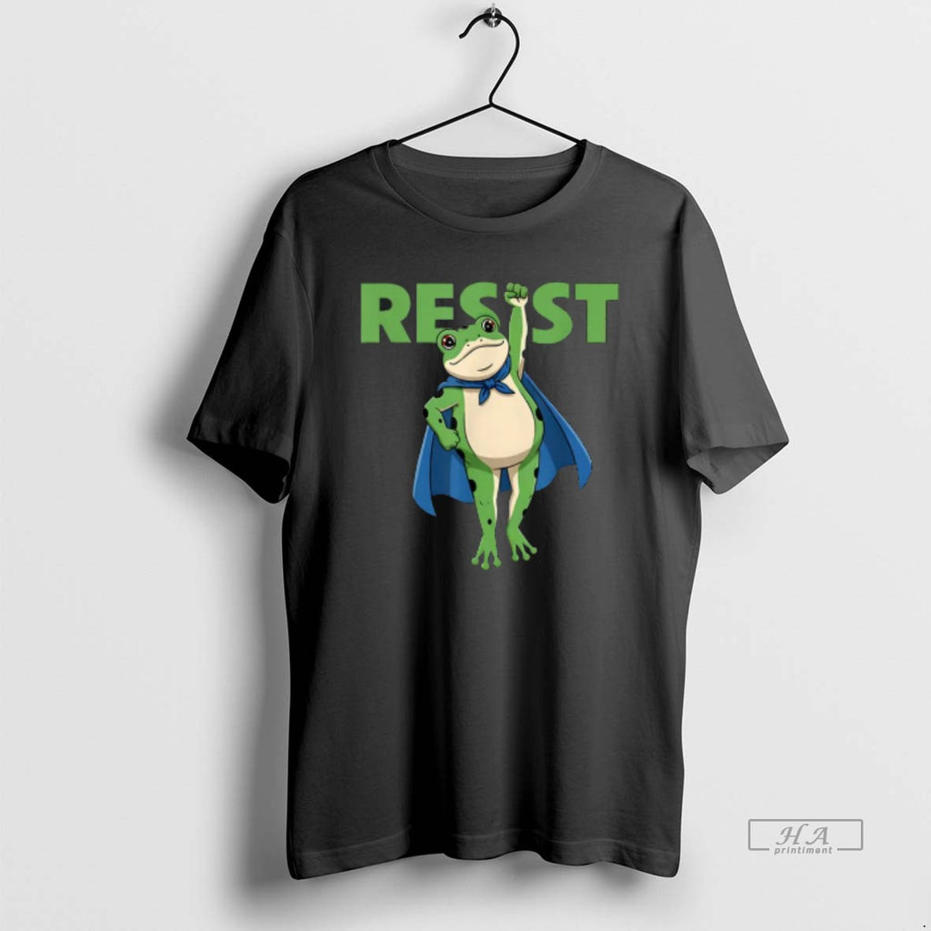 Official Resist Portland 2025 Frog Empower Justice Equality Art