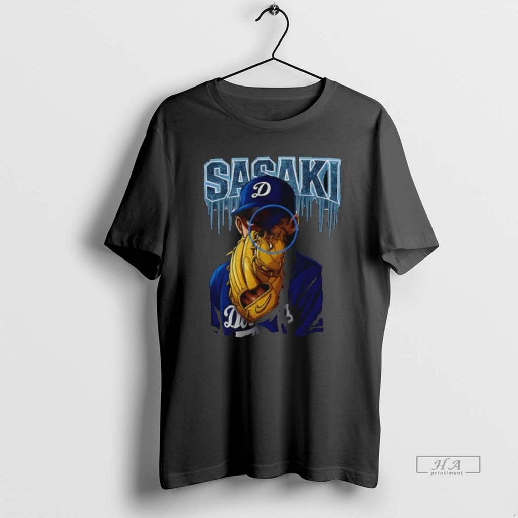 Official Roki Sasaki Ice Anime Los Angeles Dodgers Baseball Mlb 2025