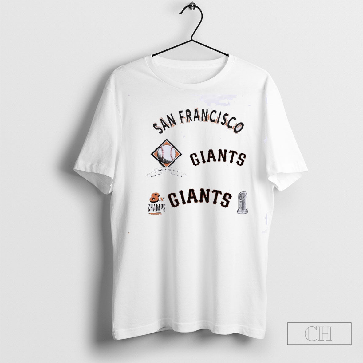 Official San Francisco Giants Defined 8x Champions T Shirt Sweater