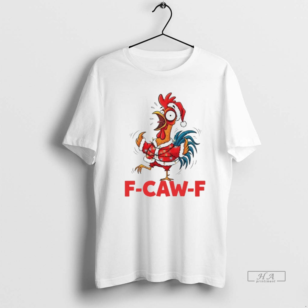 Official Santa Chrismas Crazy Chicken F Caw F