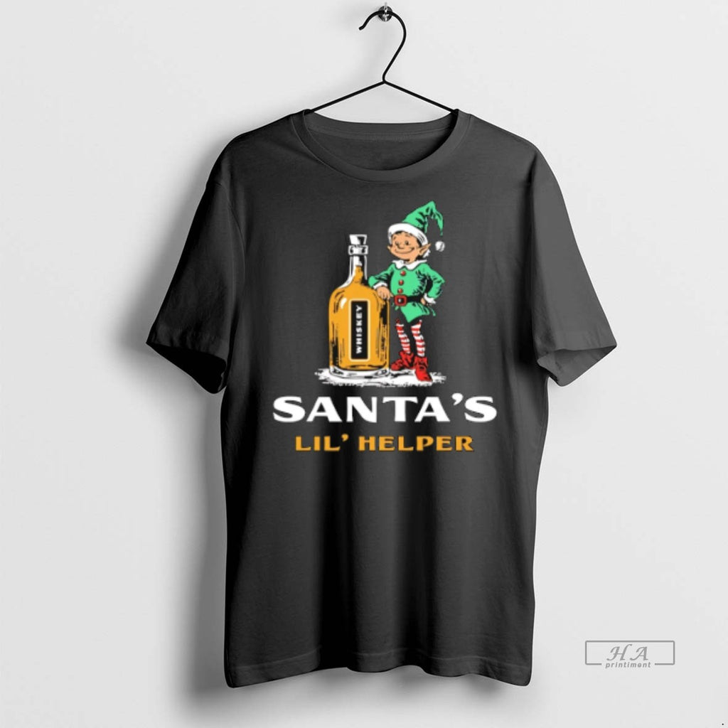 Official Santas Little Helper Elf Merry Christmas Shirt