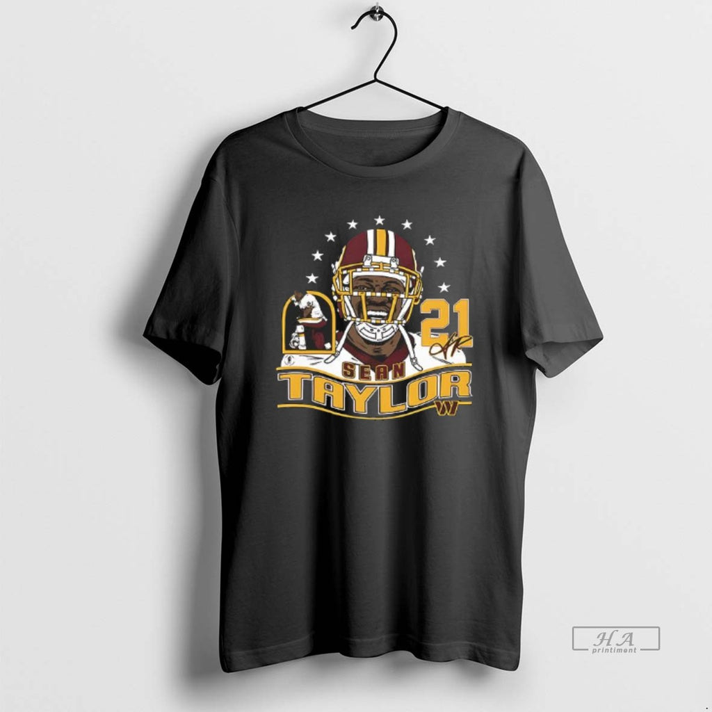 Official Sean Taylor Washington Commanders Signature Graphic