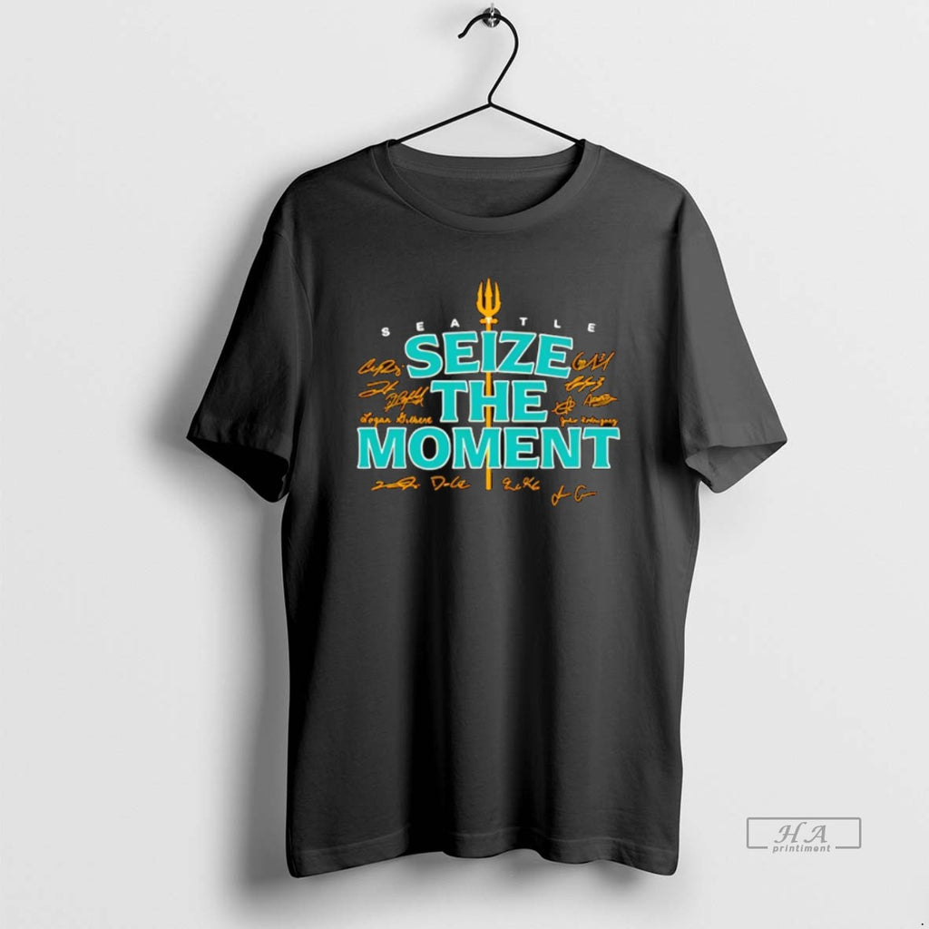 Official Seattle Mariners Baseball Seize The Moment Signature