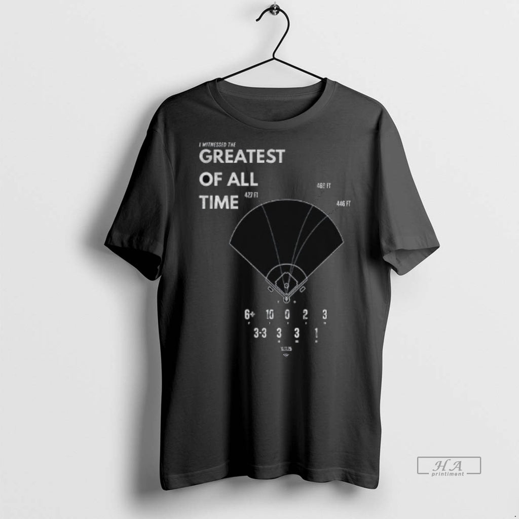 Official Shohei Ohtani I Witnesses The Greatest Of All Time Dodgers Baseball Shirt