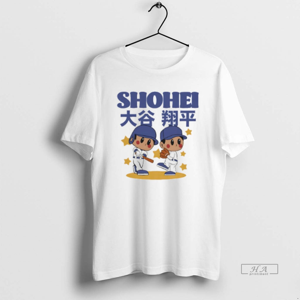 Official Shohei Ohtani Los Angeles Dodgers Superstar Cartoon