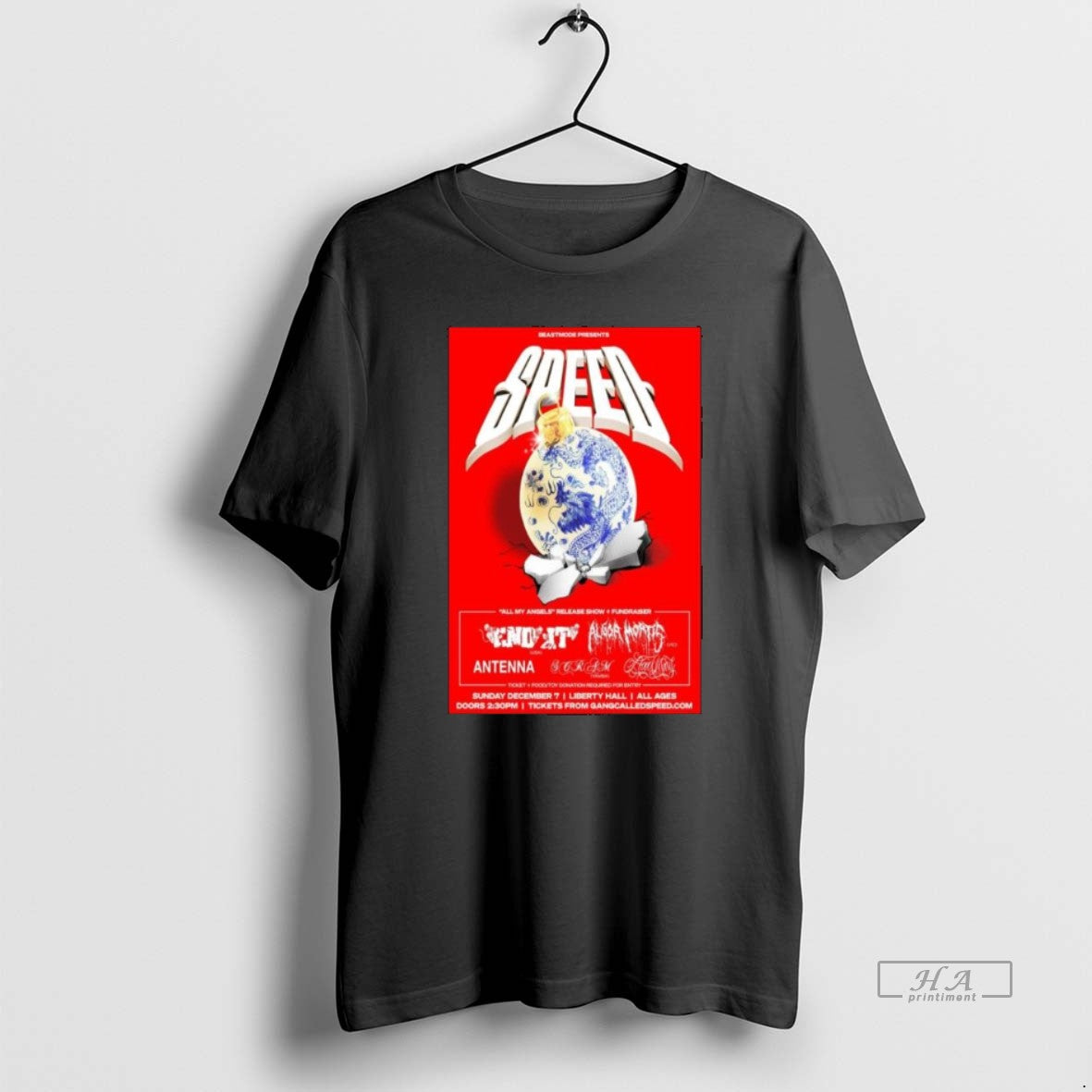 Official Speed Liberty Hall December 7 2025 Concert Long Sleve