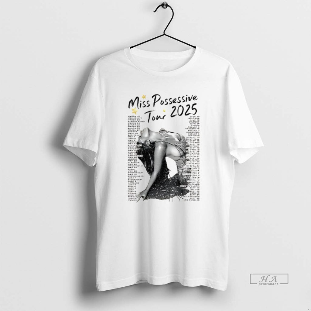 Official Tate Mcrae Singer Posing Miss Possessive Tour 2025 Vintage