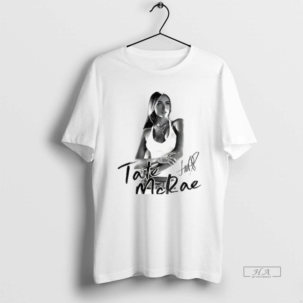 Official Tate Mcrae Singer Posing Signature Vintage