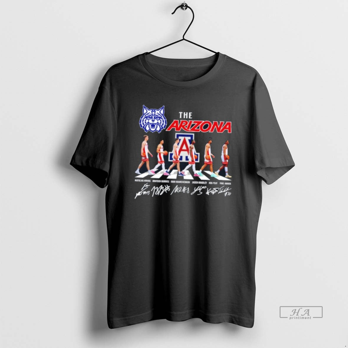 Official The Arizona Wildcats Abbey Road Name And Signature Team