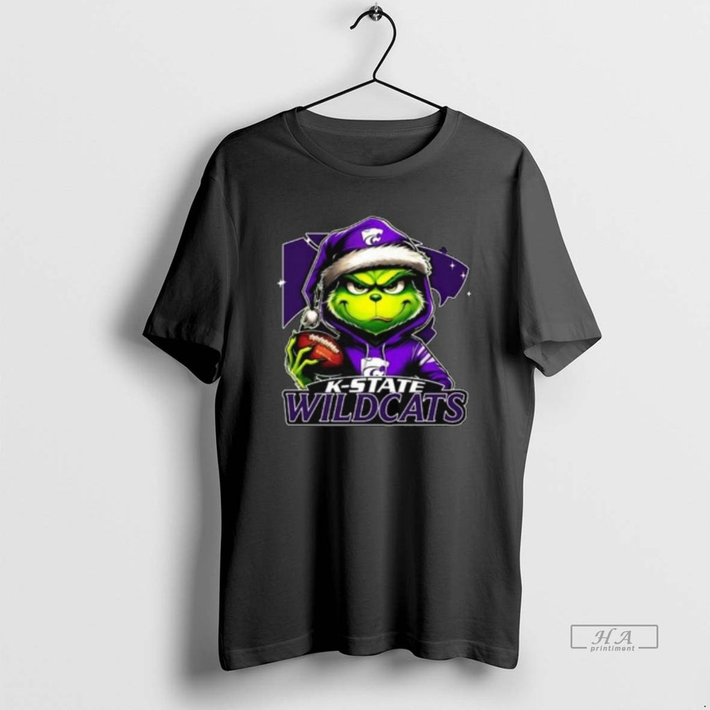 Official The Grinch X Kansas State Wildcats Football 2025 Long Sleve