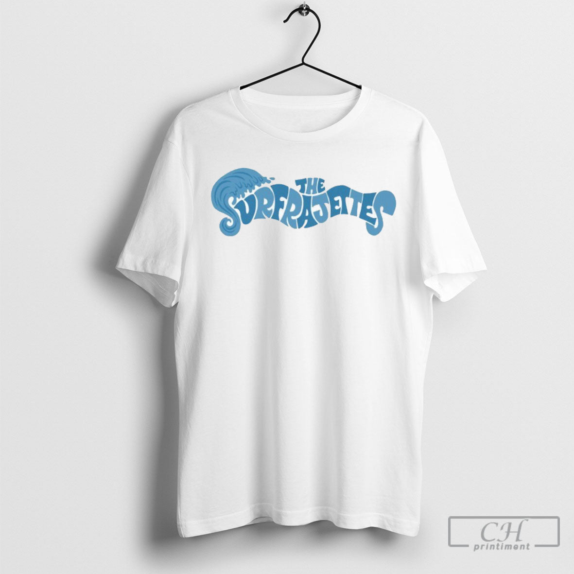 Official The Surfrajettes Wave Logo T Shirts
