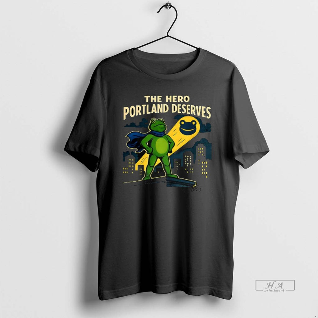 Official The Hero Portland Deserves Protest Frog Meme