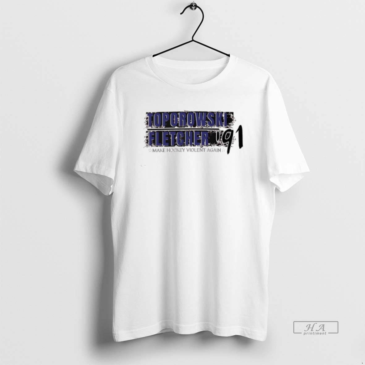 Official Toporowski Fletcher Make Hockey Violent Again 1991