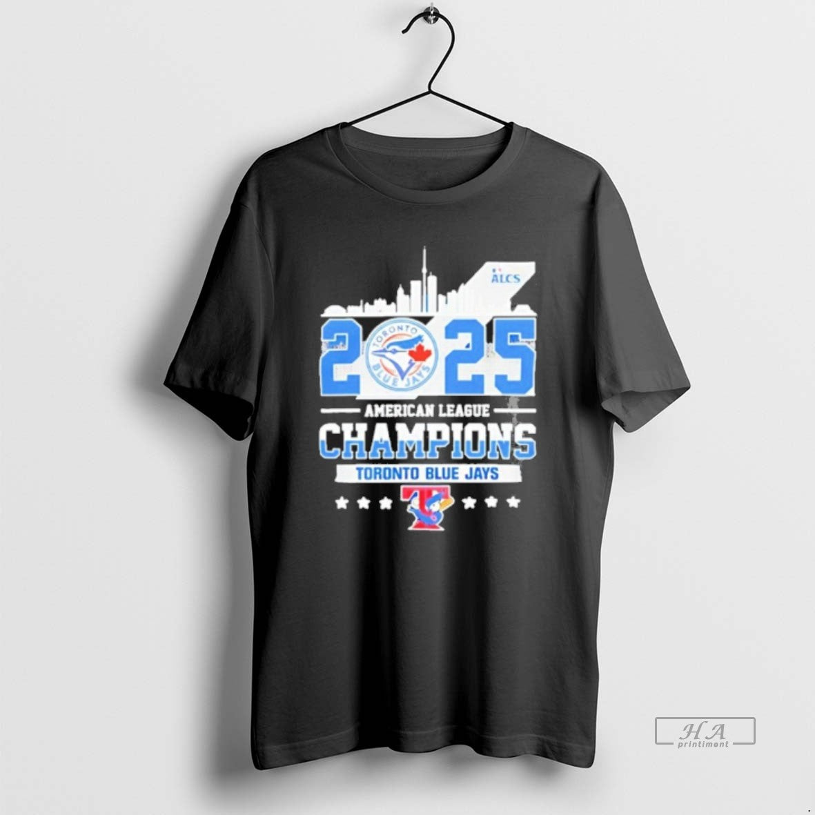 Official Toronto Blue Jays 2025 American League Champions Skyline