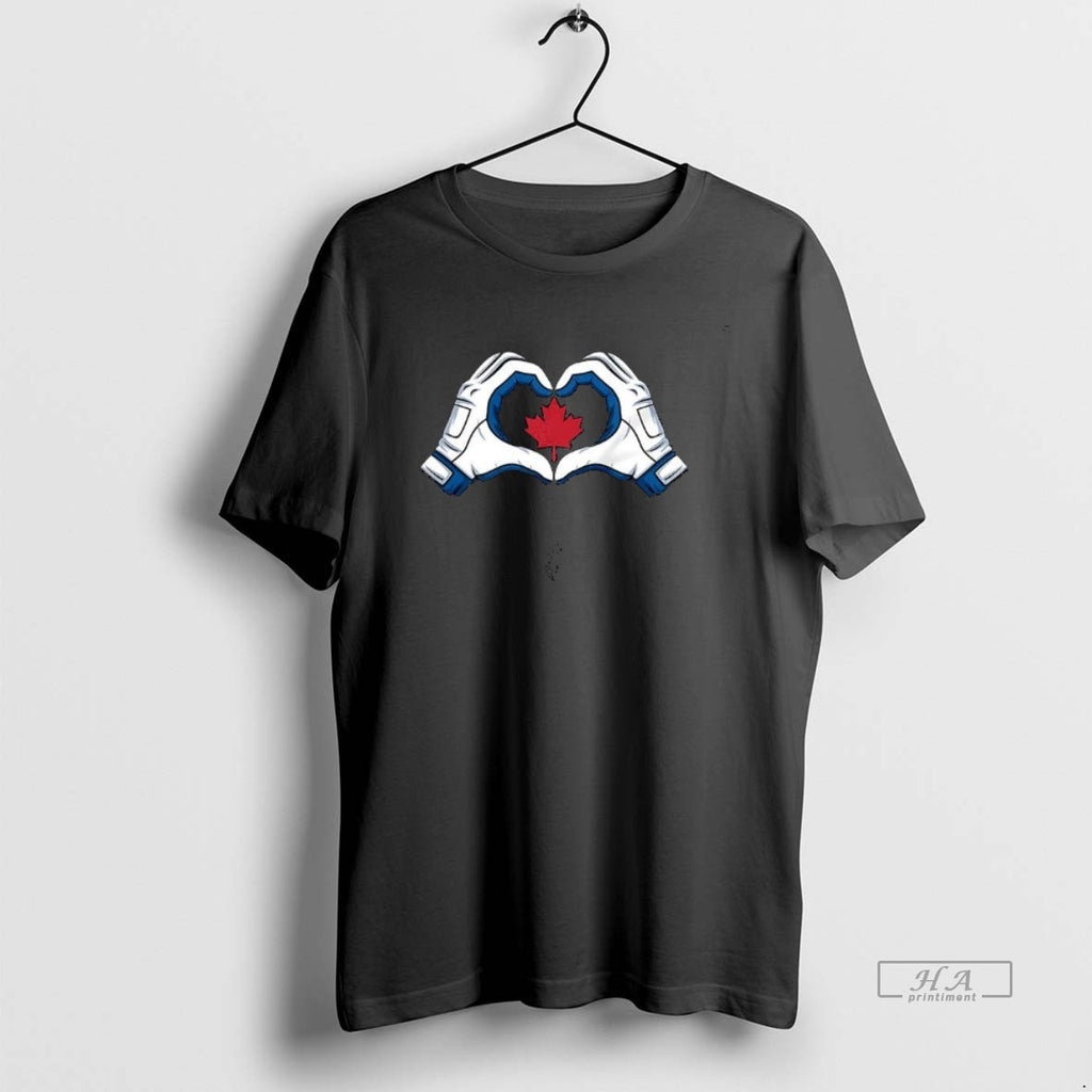 Official Toronto Blue Jays Canada Love Hands