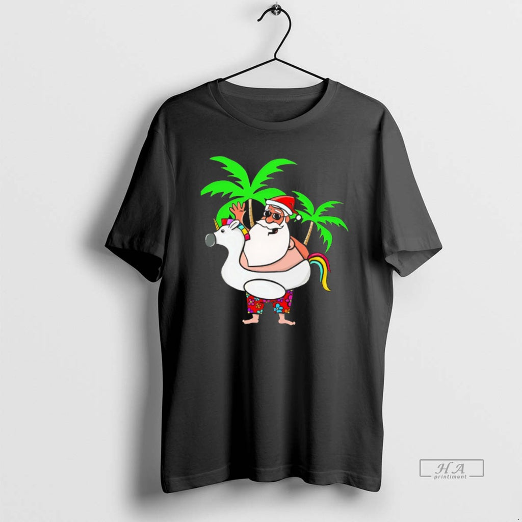 Official Tropical Santa Unicorn Float Christmas Vacation