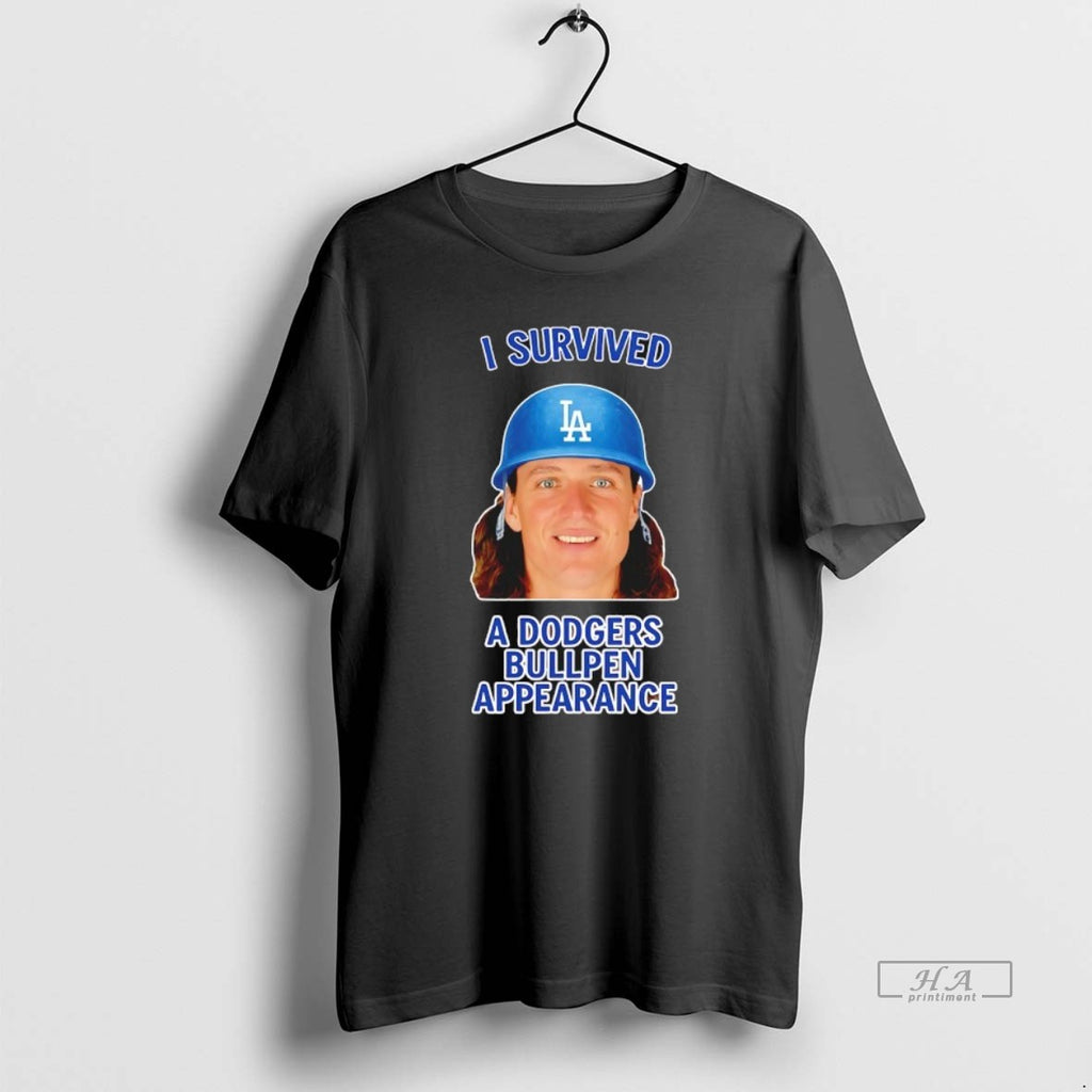 Official Tyler Glasnow Los Angeles Dodgers I Survived Ia _d0_b0 Dodgers Bullpen Appearance