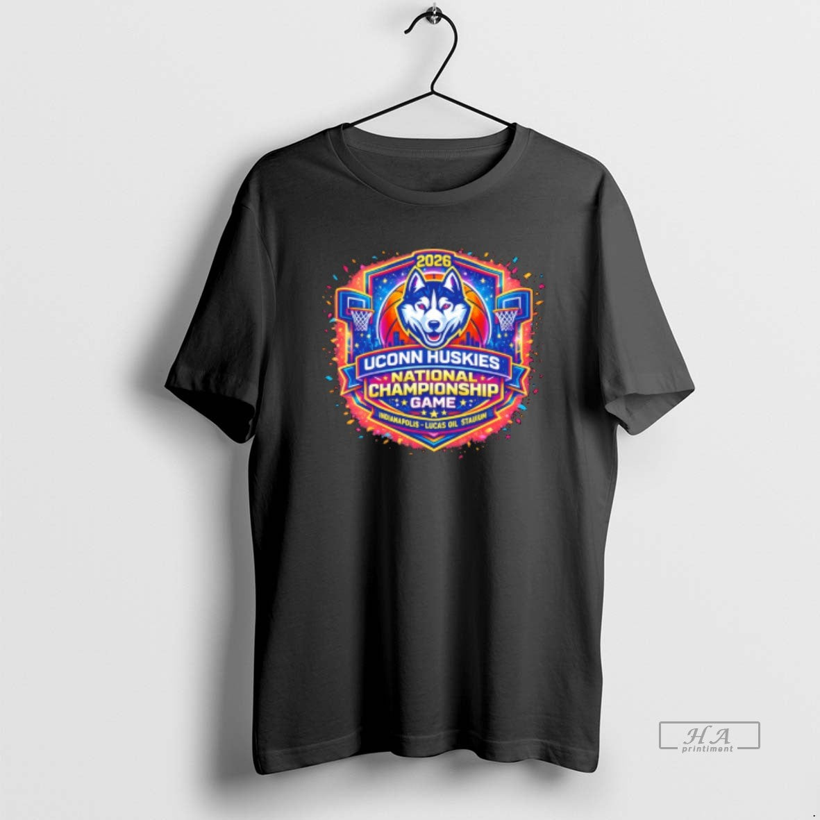 Official Uconn Huskies National Championship Game Lucas Oil Stadium Vintage 2026