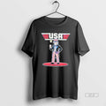 Official Uncle Sam Team Usa 2026 World Baseball Caricature Blackshirt