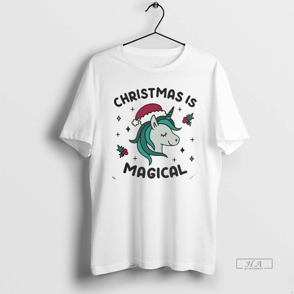 Official Unicorns Christmas Is Magical White