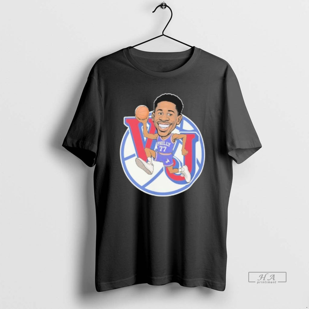 Official Vj Edgecombe Philadelphia 76ers Vj Caricature